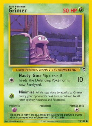 Grimer  - Reverse Holofoil Legendary Collection - Common
