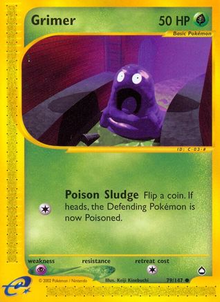 Grimer 079/147  Aquapolis - Common
