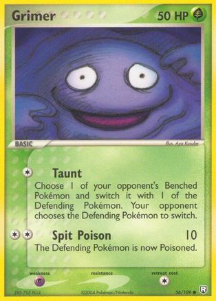 Grimer 056  - Reverse Holofoil Team Rocket Returns - Common