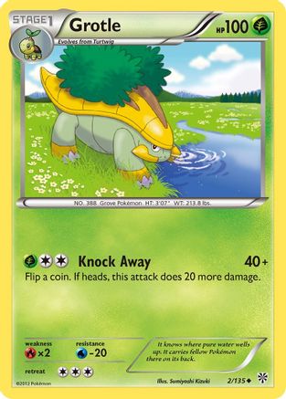Grotle  - Reverse Holofoil Plasma Storm - Uncommon