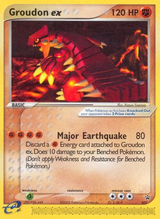 Groudon ex - 002 (Nintendo Power Magazine)  - Holofoil Nintendo Promos - Promo