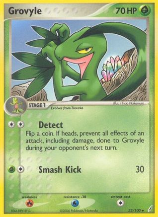 Grovyle 032  Crystal Guardians - Uncommon