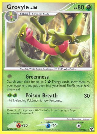 Grovyle  Great Encounters - Uncommon