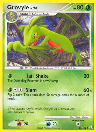 Grovyle/100  Stormfront - Uncommon