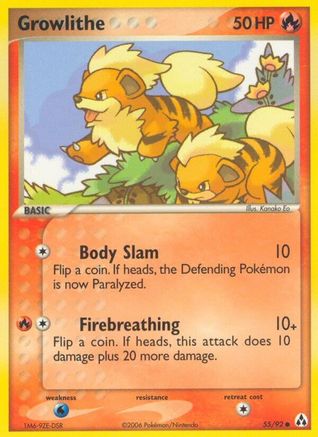 Growlithe 055  Legend Maker - Common