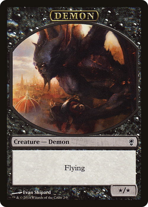 Demon Token (CNS-002) - Conspiracy Tokens