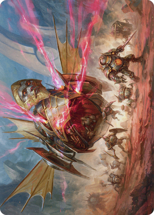 Liberator, Urza's Battlethopter // Liberator, Urza's Battlethopter (ABRO-044) - The Brothers' War Art Series (Borderless) Foil