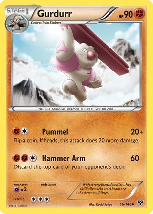 Gurdurr  XY Base Set - Uncommon