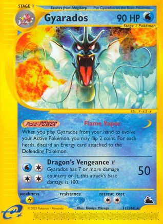 Gyarados (11)  Skyridge - Rare
