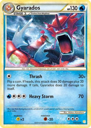Gyarados (Red) 123  - Reverse Holofoil HeartGold SoulSilver - Holo Rare