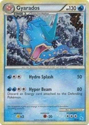 Gyarados (#30 Holo)  - Holofoil HGSS Trainer Kit Gyarados & Raichu - Common