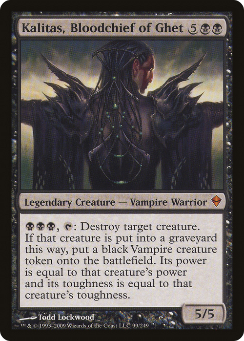 Kalitas, Bloodchief of Ghet (ZEN-099) - Zendikar