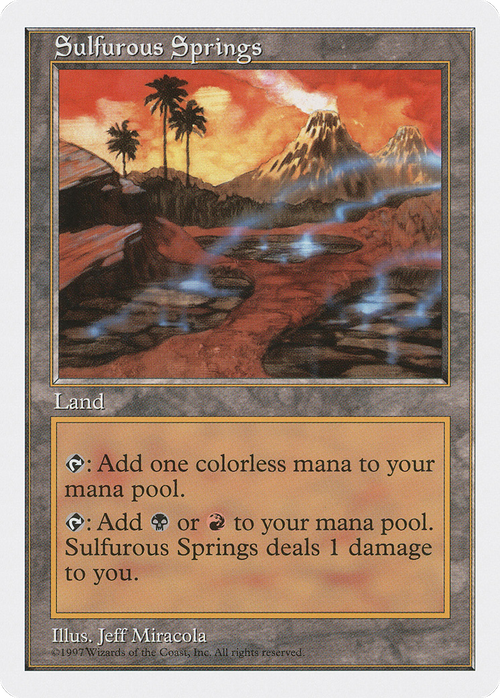 Sulfurous Springs (5ED-424) - Fifth Edition