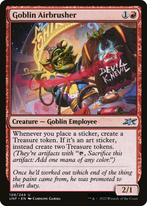 Goblin Airbrusher (UNF-108) - Unfinity