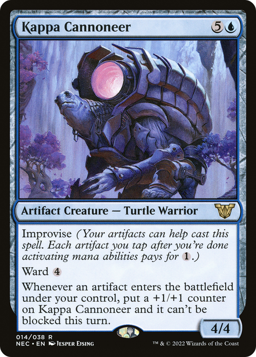 Kappa Cannoneer (NEC-014) - Neon Dynasty Commander