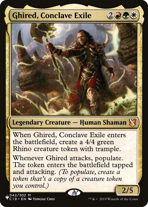 Ghired, Conclave Exile (LIST-042/302) - The List