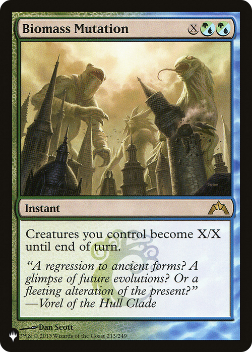 Biomass Mutation (LIST-GTC-213) - The List
