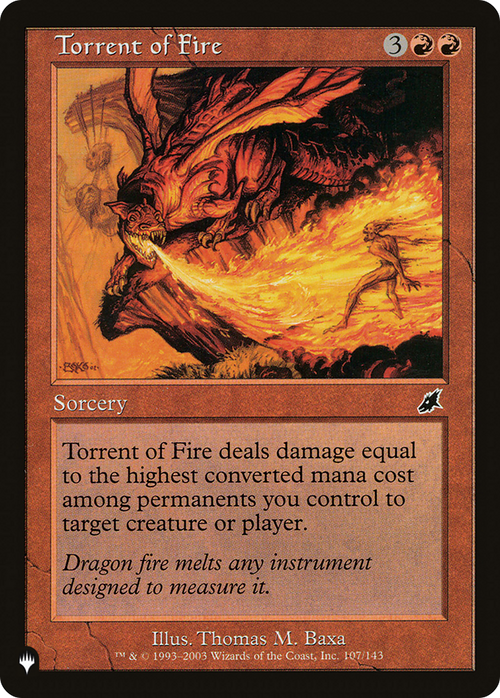 Torrent of Fire (LIST-SCG-107) - The List