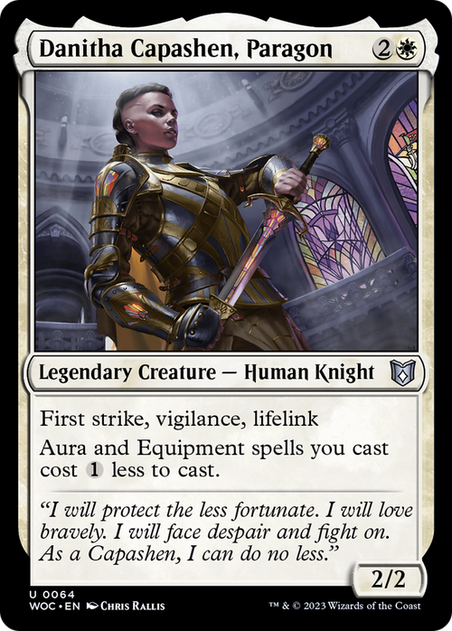 Danitha Capashen, Paragon (WOC-064) - Wilds of Eldraine Commander