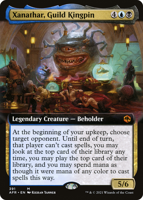 Xanathar, Guild Kingpin (Extended Art) (AFR-391) - Adventures in the Forgotten Realms: (Extended Art) Foil