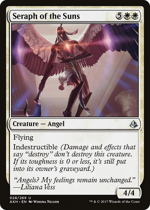 Seraph of the Suns (AKH-028) - Amonkhet Foil