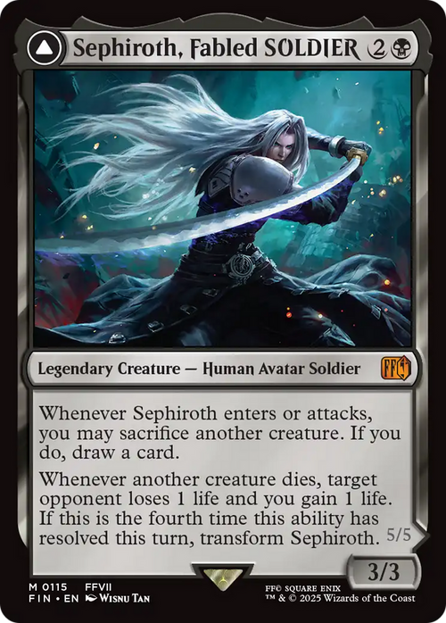 Sephiroth, Fabled SOLDIER (FIN-115) - FINAL FANTASY