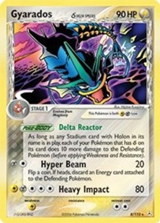 Gyarados (Delta Species)  - Holofoil Holon Phantoms - Holo Rare