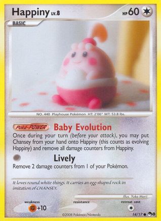 Happiny 014  - Holofoil POP Series 8 - Common