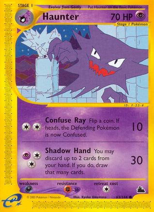 Haunter  - Reverse Holofoil Skyridge - Common