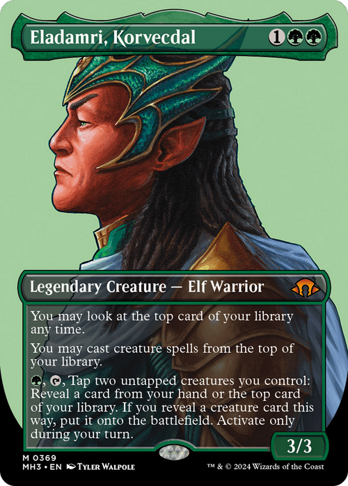 Eladamri, Korvecdal (Borderless) (MH3-369) - Modern Horizons 3
