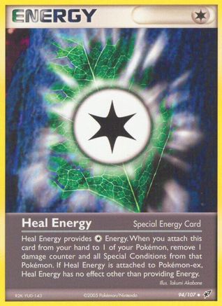 Heal Energy  - Reverse Holofoil Deoxys - Uncommon