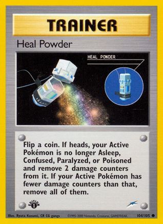 Heal Powder 104  - 1st Edition Neo Destiny - Common