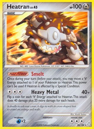 Heatran (30)  Legends Awakened - Rare