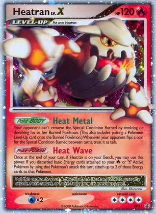 Heatran LV.X - DP31  - Holofoil Diamond and Pearl Promos - Promo