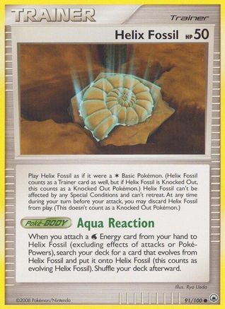 Helix Fossil  - Reverse Holofoil Majestic Dawn - Common