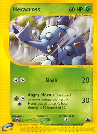 Heracross  - Reverse Holofoil Skyridge - Common