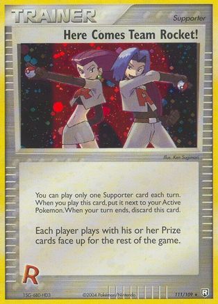Here Comes Team Rocket! 111  - Holofoil Team Rocket Returns - Secret Rare