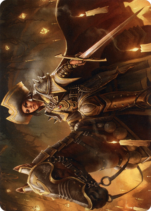 Seasoned Cathar // Seasoned Cathar (AMID-012) - Midnight Hunt Art Series (Borderless)