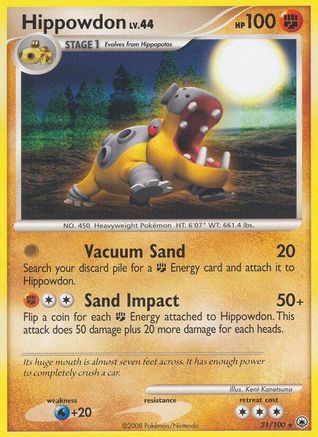 Hippowdon  - Reverse Holofoil Majestic Dawn - Rare