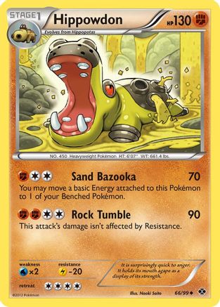 Hippowdon  - Reverse Holofoil Next Destinies - Uncommon