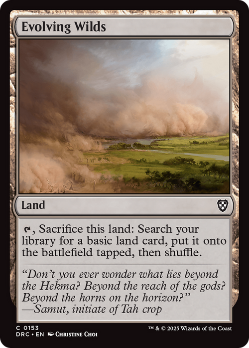 Evolving Wilds (0153) (DRC-153) - Commander: Aetherdrift