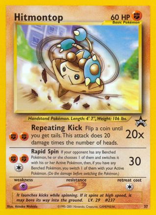 Hitmontop 037  WoTC Promo - Promo