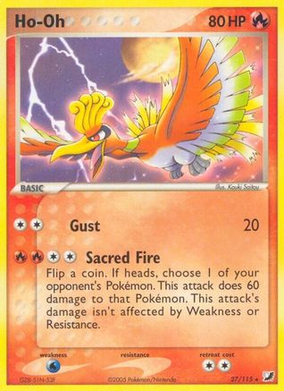 Ho-Oh 027  Unseen Forces - Rare