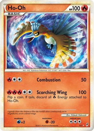 Ho-Oh (Shiny)  - Holofoil Call of Legends - Shiny Holo Rare