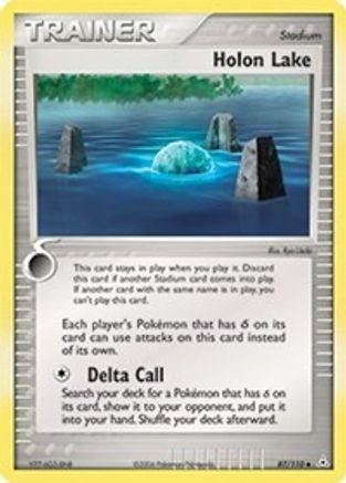 Holon Lake  - Reverse Holofoil Holon Phantoms - Uncommon