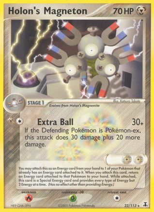 Holon's Magneton 022  - Reverse Holofoil Delta Species - Rare