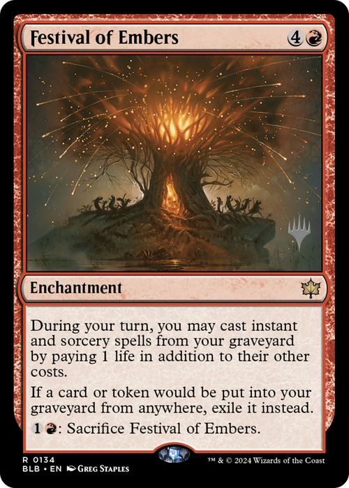 Festival of Embers (PPBLB-134) - Bloomburrow Promos