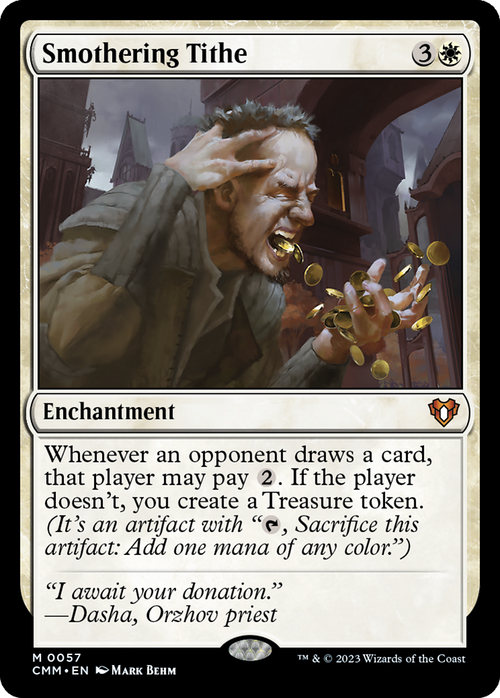 Smothering Tithe (CMM-057) - Commander Masters Foil