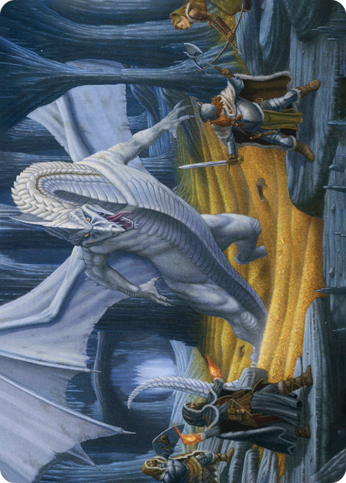 Cave of the Frost Dragon // Cave of the Frost Dragon (AAFR-046) - Adventures in the Forgotten Realms Art Series (Borderless) Foil