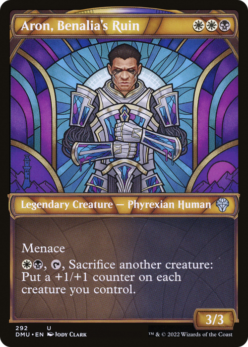 Aron, Benalia's Ruin (Showcase) (DMU-292) - Dominaria United: (Showcase)